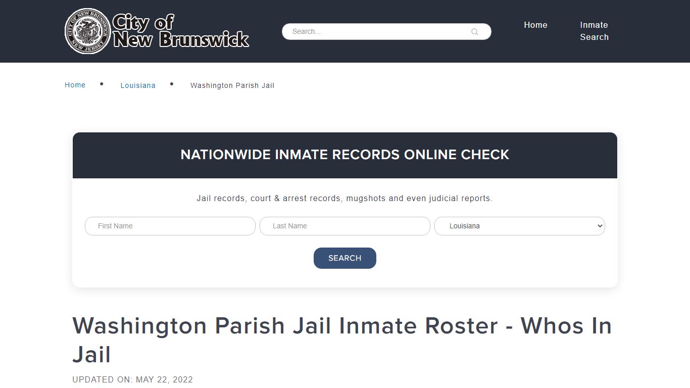 Washington Parish Jail Inmate Roster - Whos In Jail